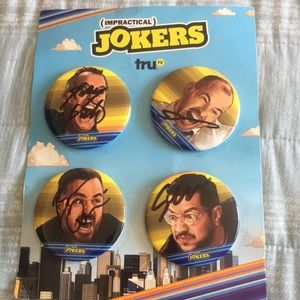 Impractical jokers signed pins